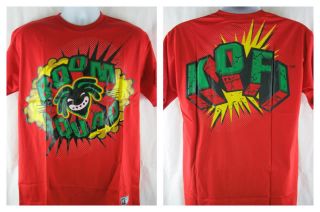 Kofi Kingston Red Boom Squad WWE T Shirt New
