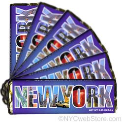 Milk Chocolate Bar (pack of 3 bars), New York Gift Baskets and Favors