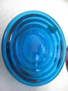Kopp Glass Vintage Lantern Street Railroad Lens 4 1 2 L 3 F Green Blue