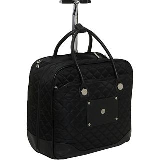 Knomo Genova Quilted 15 Rolling Laptop Tote