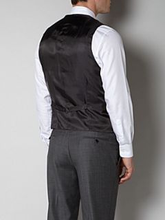 New & Lingwood St James sharkskin suit waistcoat Grey   House of