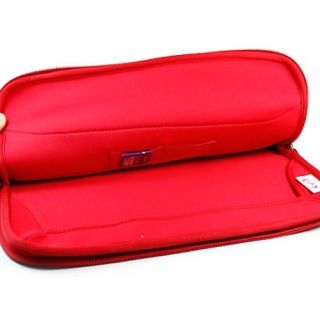 Kroo Black/Red Glove 2 Series Notebook Sleeve for 12 Notebooks