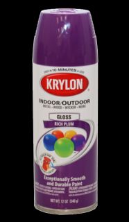 New Krylon 51914 Rich Plum Aerosol Spray Paint Can
