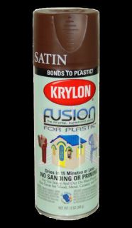 Krylon 2436 Fusion Satin Espresso Plastic Spray Paint