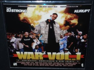 Kurupt DJ Strong War Vol 1 New Mixtape CD Roscoe MOP