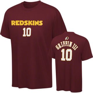 Washington Redskins Robert Griffin III Youth Red Name and Number T