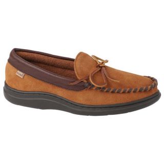 Relax in the classic L.B. Evans Atlin moccasin slipper with year round