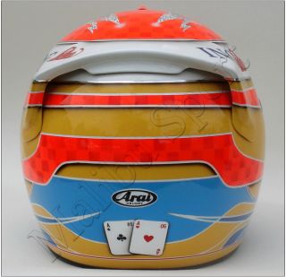 Fernando Alonso 2009 F1 Replica Helmet Scale 1 1 New