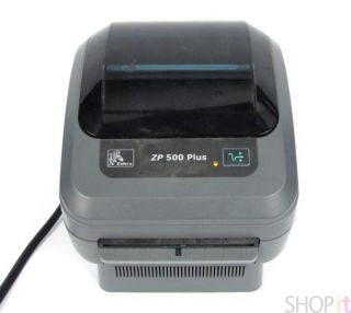 You are bidding on a used ZEBRA ZP 500 PLUS THERMAL LABEL PRINTER .