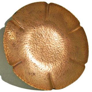 Arts Crafts Avon Copper Smith Hand Hammered Serving Plate