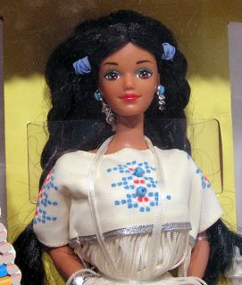 1992 Barbie Doll Dolls of The World Native American