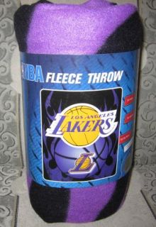 New Los Angeles Lakers La NBA Team Basketball Fleece Throw Blanket