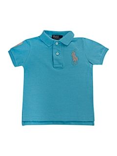 Polo Ralph Lauren Short sleeved neon polo shirt Blue   