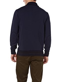 Fred Perry Zip through sweater Navy   