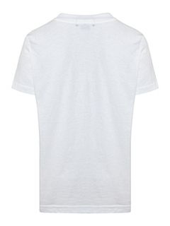 Polo Ralph Lauren Boy`s short sleeved graphic T shirt White   