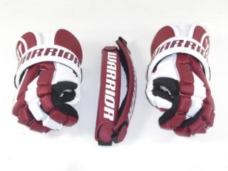 Warrior Riot Switch Cuff Mens Red White Lacrosse Gloves