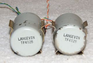 Two Langevin 412B Input Transformers TF 412 B