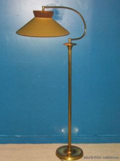 Mid Century Vintage 1930s 1940s Art Deco Floor Lamp