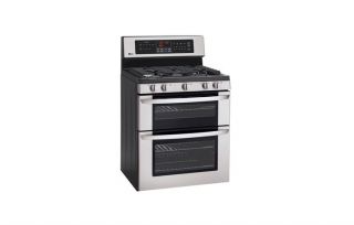 Large Capacity Gas Double Oven Range with EvenJet™ Convection System