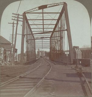 NEW YORK SV   Oswego Railroad & Bridge   1890s RARE