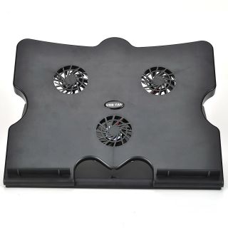 Fan Laptop Stand Cooling Cooler Pad for Notebook Laptop PC