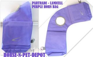 Purple Lami Cell Western Saddle Nylon Horn Bag Horse Nu