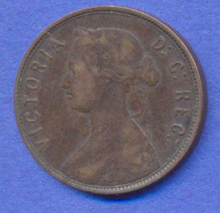 Newfoundland 1 Cent 1865 KM1 F55