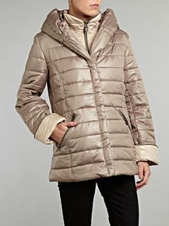 Concept K Two zip padded jacket Beige   