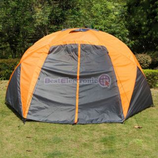10 Person Family Large Tent Outdoor Camping Fiberglass 210T PU3000