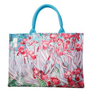 Designer Brand Fine Womens Handbag Fashion Casual Canvas Nano Van Gogh