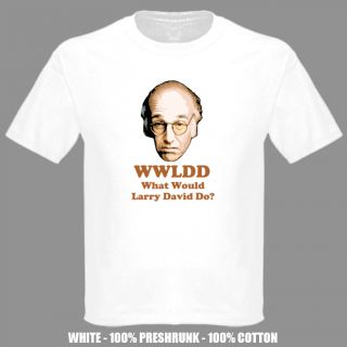 Larry David WWJD TV Show Comedy T Shirt