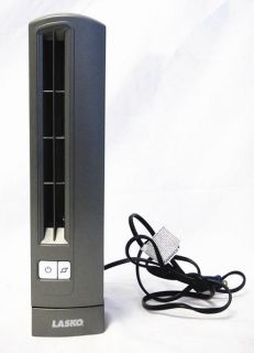 Lasko 4000 Air Stik Ultra Slim Oscillating Portable Fan Grey