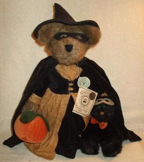 Boyds Plush Witch Bear Tabitha Spellbinder Sneakypuss