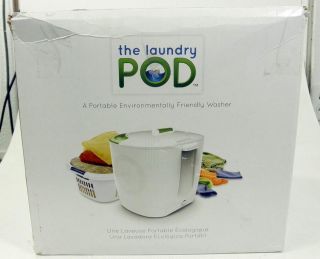 Laundry Pod Environmentally Friendly Portable Washing Device White