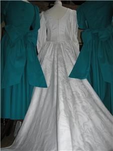 Laura Ashley Vintage Victorian Style Wedding Dress 10