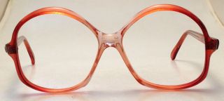 Womens Eye Glasses Funky Large Red Plastic Eyeglasses Frames