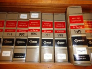 Reporter 2d Volumes Vol. 1 999 Legal Library 10 Law book books Lot