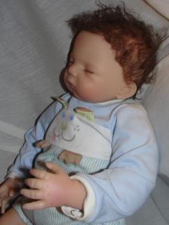Lifelike Baby Boy Doll So Truly Real Retired Luke by Waltraud Hanl