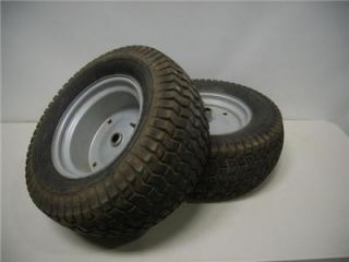 Two Lawn Mower Wheels with 2 Ply Carlisle 23x9 50 12 Tires