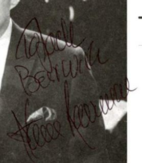 Steve Lawrence Authentic Signed Original Autographed