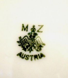 Antique Hand Painted MZ Austria Death King Lear Plate