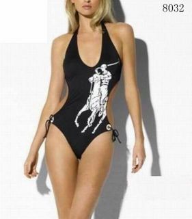 Sexy Polo Women Onepiece Halter Monokini Swimwear Sz XL