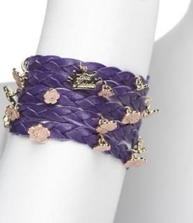Disney Couture Kidada Blossom Leather Wrap Bracelet