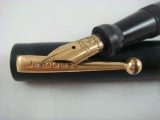 Vintage 1928 1930 Leboeuf 4 Black Fountain Pen