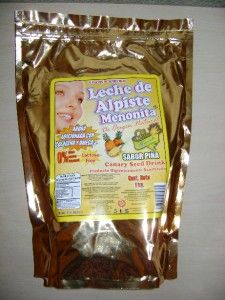 Leche de Alpiste Menonita Canary Seed Milk 35oz Pineapple Flavor