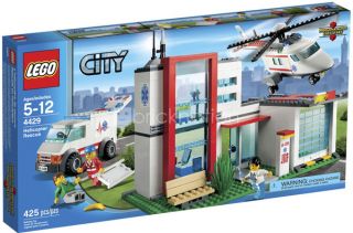 Lego 4429 City Helicopter Rescue Centre Air Ambulance Hospital New