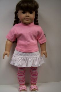 3pc Top Skirt Leggings Doll Clothes for American Girl♥