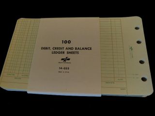 by this cool Vintage Ledger Book complete with about 200 unused Sheets