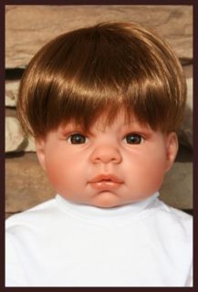 Lee Middleton Doll Light Brown Baby Wig Original Wig Used Size 14 15