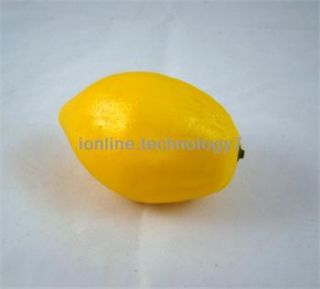 12 Large Lemons Decorative Plastic Artificial Fruit House Party